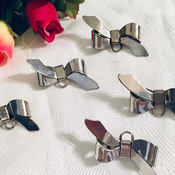 🦋Set of 5 Silver Pin Brooches🦋 - Picture 3 of 4